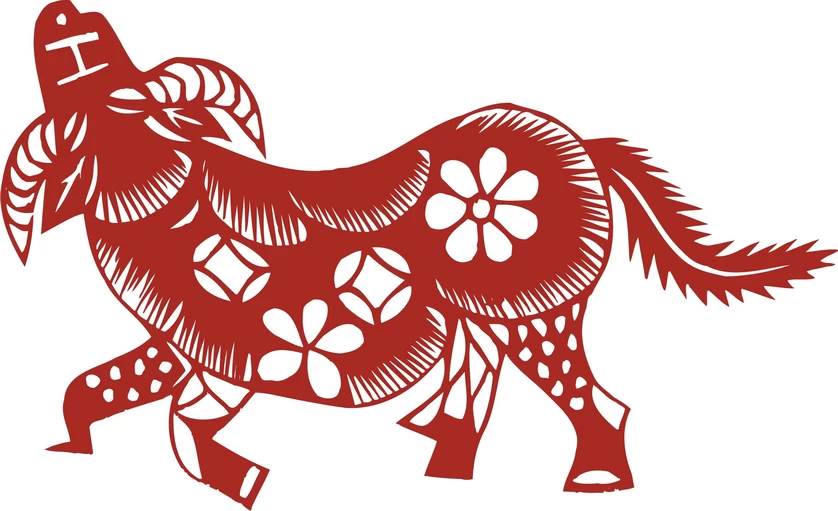 中国风中式传统喜庆民俗人物动物窗花剪纸插画边框AI矢量PNG素材【482】